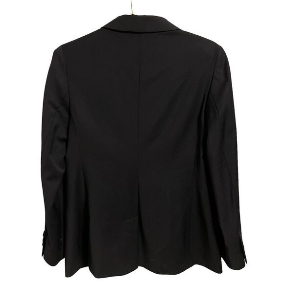Talbots Wool Blend Two Button Navy Blazer Size 8 - Picture 6 of 8